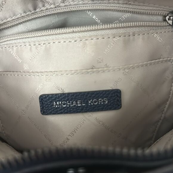 Michael Kors Adele Studded Leather Dome Bag - Picture 13 of 15